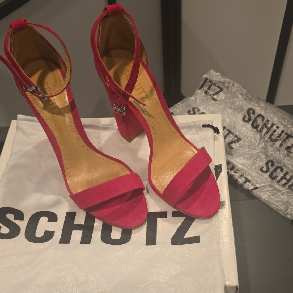 SCHUTZ Women's Bold Pink Heels